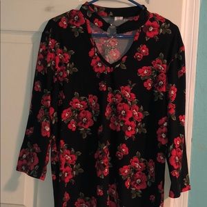 Floral blouse for women
